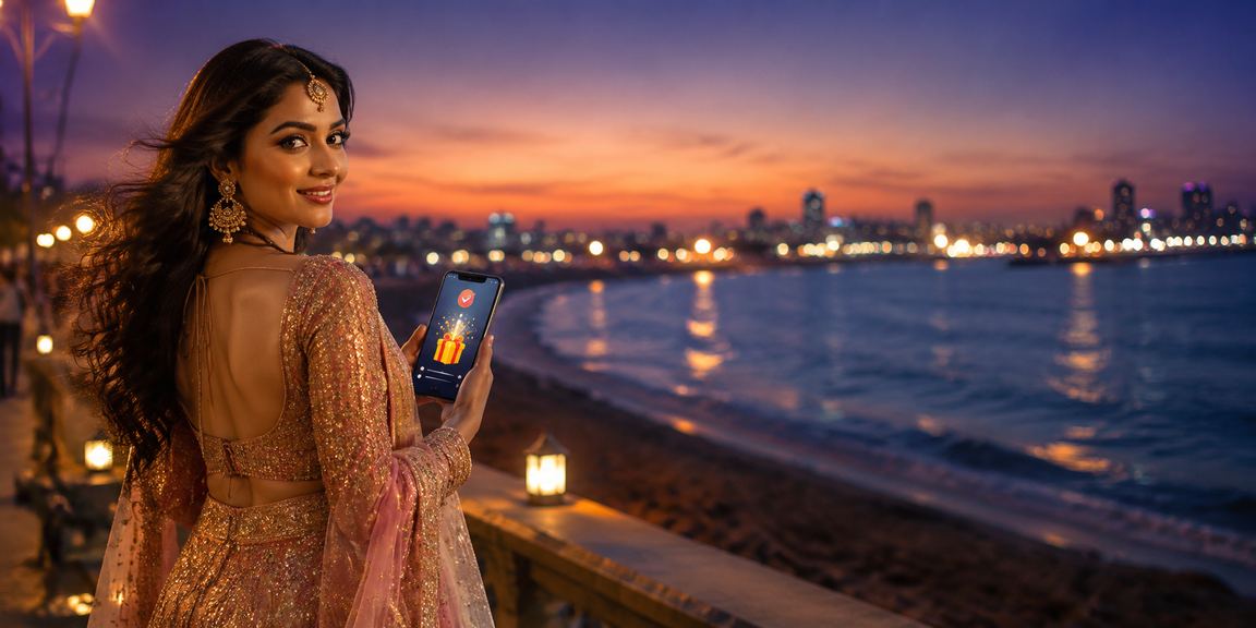 Indian cricket fan watching IPL match while using mobile live casino