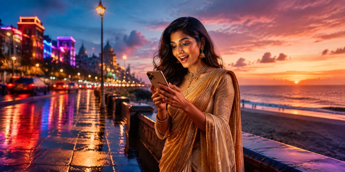 Modern airplane flying over Indian city symbolizing fast mobile slots access
